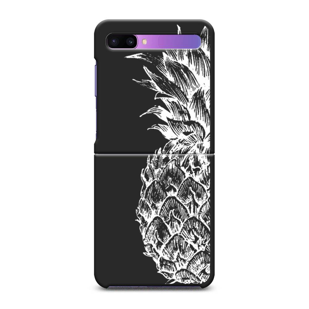 

Чехол Awog на Samsung Galaxy Z Flip / Самсунг Z Flip "Ананас графика белая", 2107152-1
