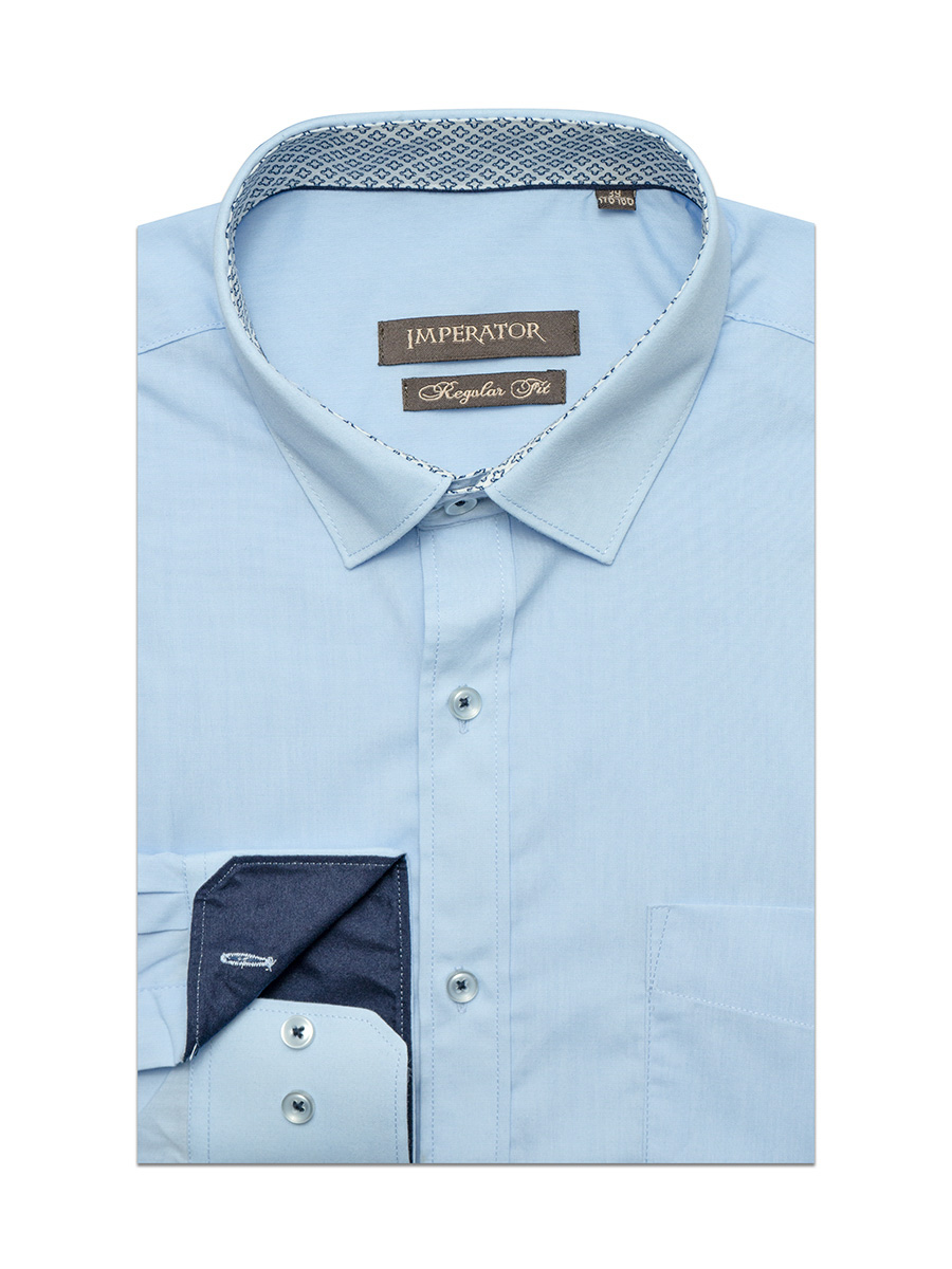 

Рубашка мужская Imperator Dream Blue-S голубая S, Голубой, Dream Blue-S