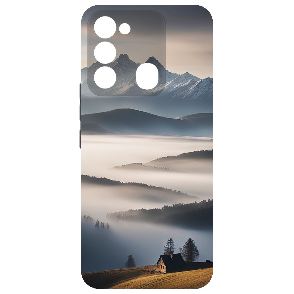 

Чехол-накладка Krutoff Soft Case Туман для Tecno Spark 8C черный