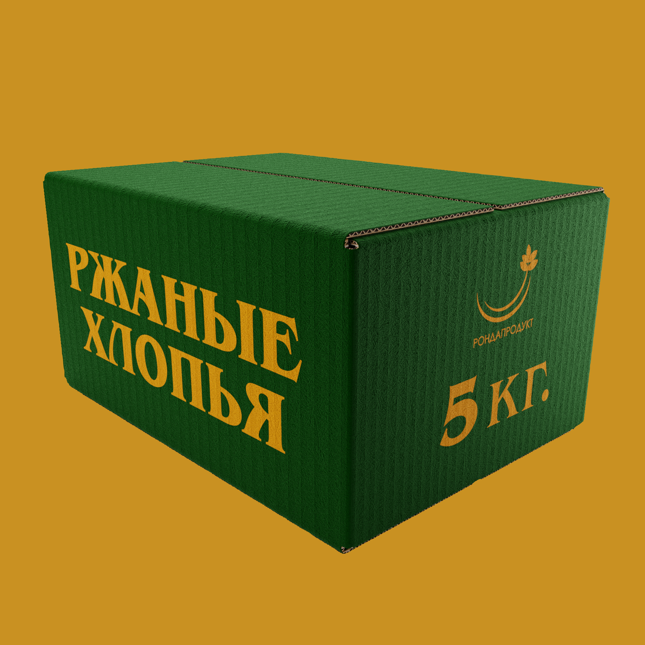 Ржаные хлопья Рондапродукт не требующие варки, 5 кг