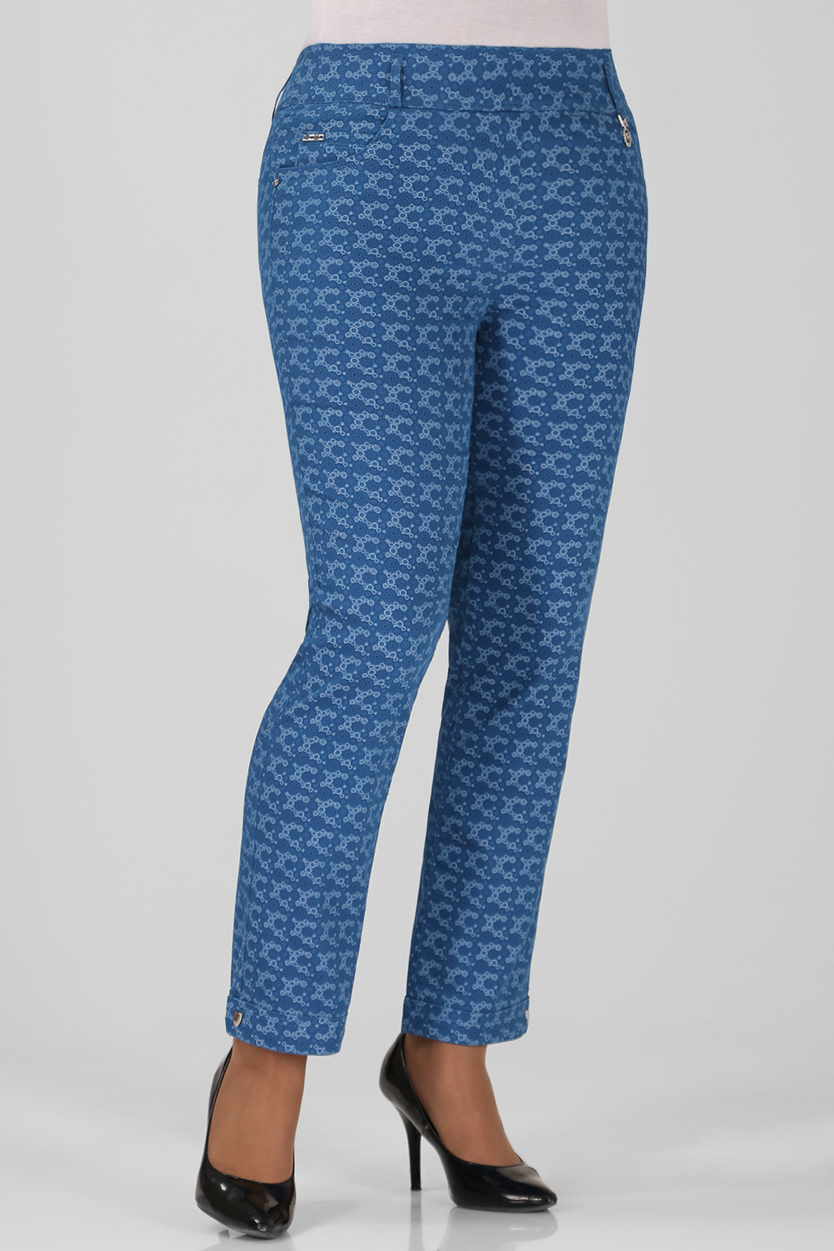 

Брюки женские AlmondShop 1Г-30 8958-7.С1 синие 46 RU, Синий, 1Г-30 8958-7.С1