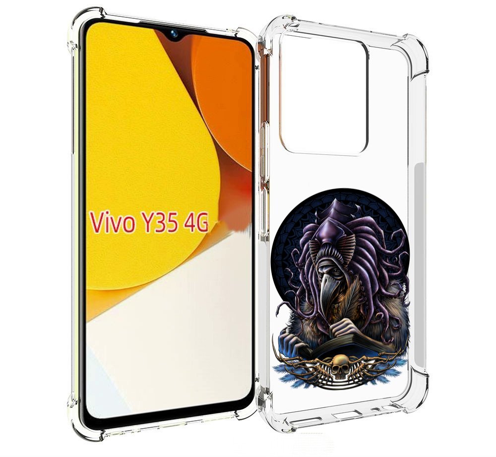 

Чехол MyPads умный ворон для Vivo Y35 4G 2022 / Vivo Y22, Прозрачный, Tocco