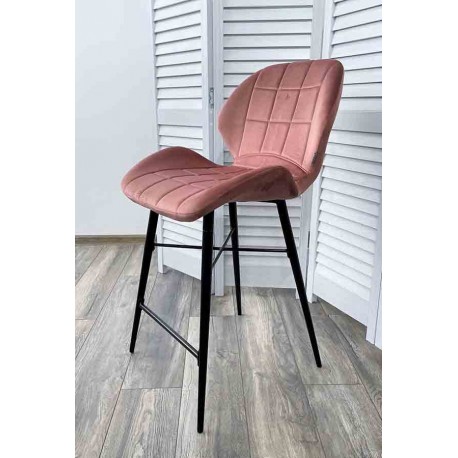 

Полубарный стул MARCEL BLUVEL-52 PINK, велюр