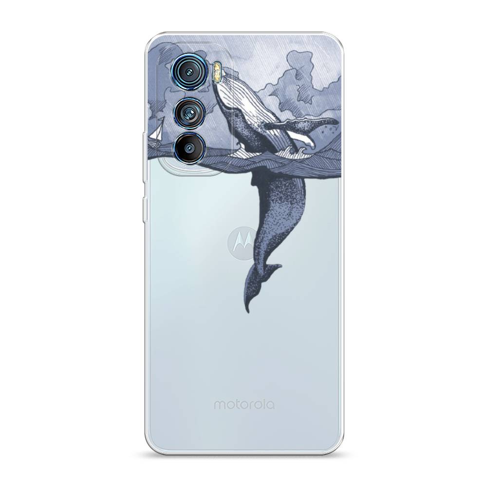 

Чехол силиконовый Awog "Два измерения" для Motorola Edge 30, Разноцветный