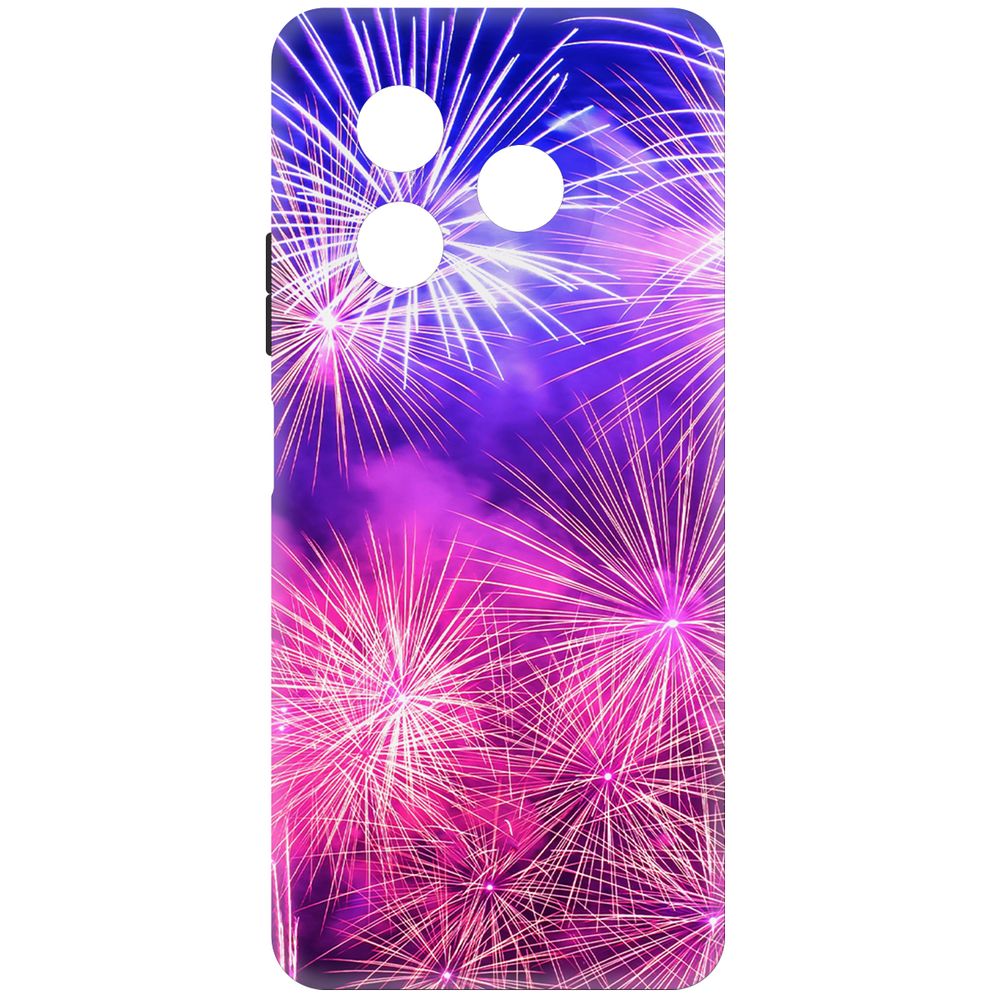 

Чехол-накладка Krutoff Soft Case Салют для ITEL S24 черный