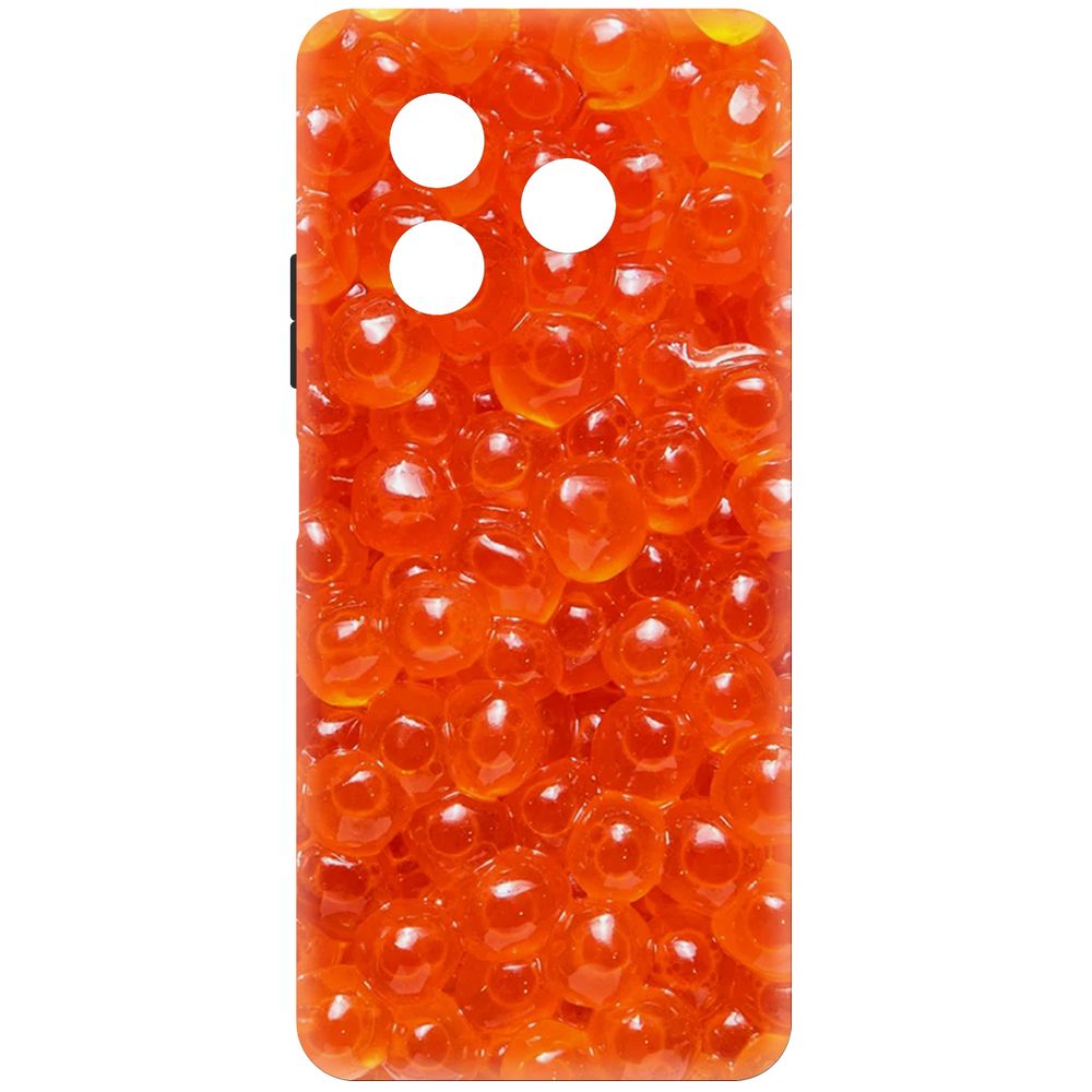 

Чехол-накладка Krutoff Soft Case Икра для ITEL S24 черный