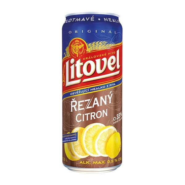 

Пиво Litovel Rezany Citron Nealko безалкогольное светлое 0,5 л, ТН-00004863