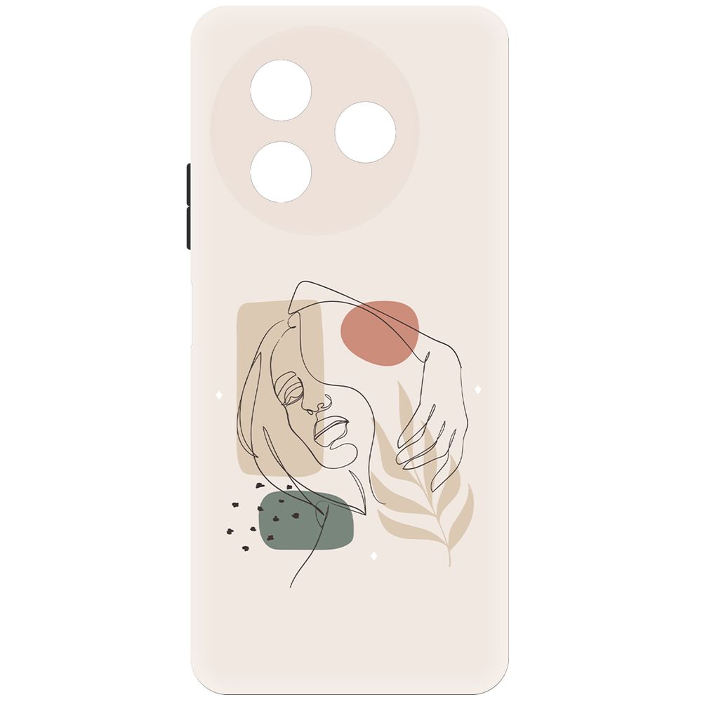 

Чехол-накладка Krutoff Soft Case Грациозность для ITEL S24 черный