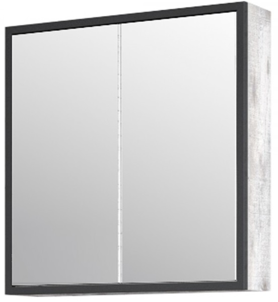 Зеркальный шкаф Corozo Айрон 70 SD-00000280 Черный антик зеркальный шкаф 90х70 см антик corozo айрон sd 00000282