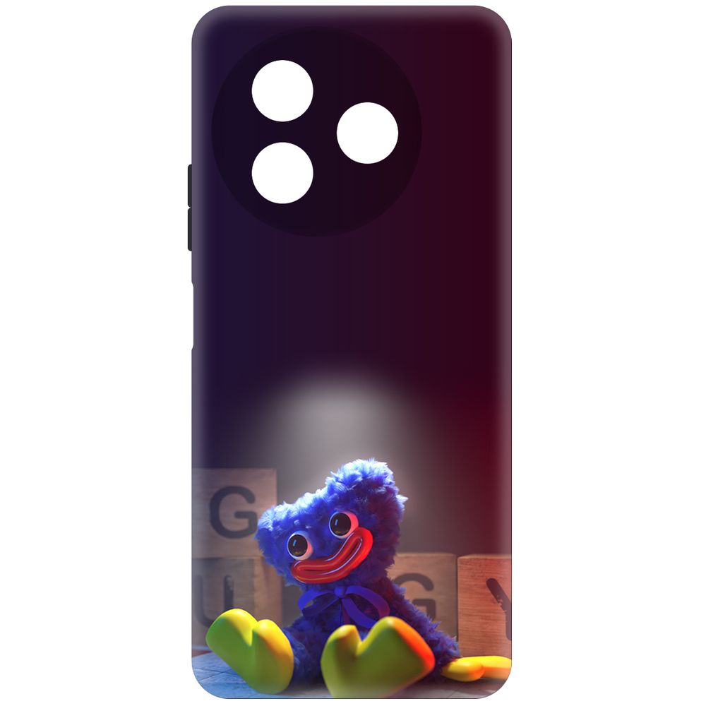 

Чехол-накладка Krutoff Soft Case Хаги Ваги игрушка для ITEL S24 черный