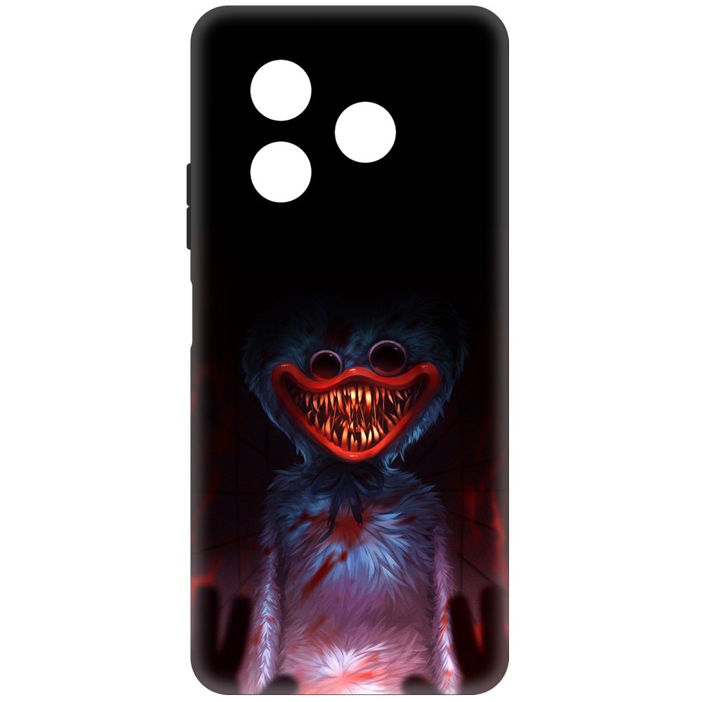 

Чехол-накладка Krutoff Soft Case Атака Хаги Ваги для ITEL S24 черный