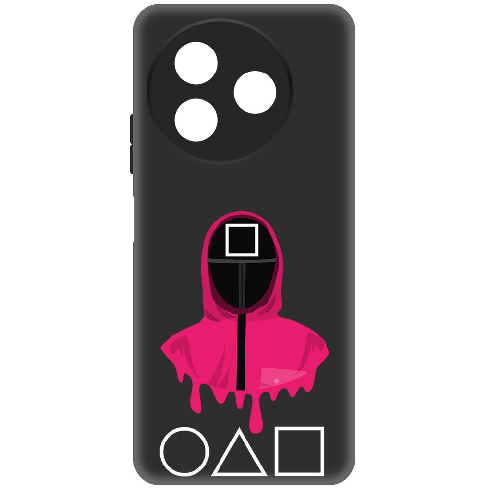

Чехол-накладка Krutoff Soft Case Игра в кальмара-Начальник для ITEL S24 черный