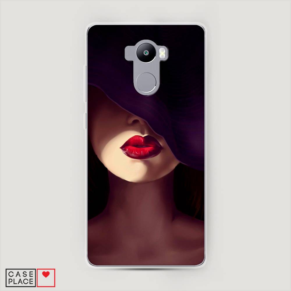 

Пластиковый чехол "Красные губы" на Xiaomi Redmi 4