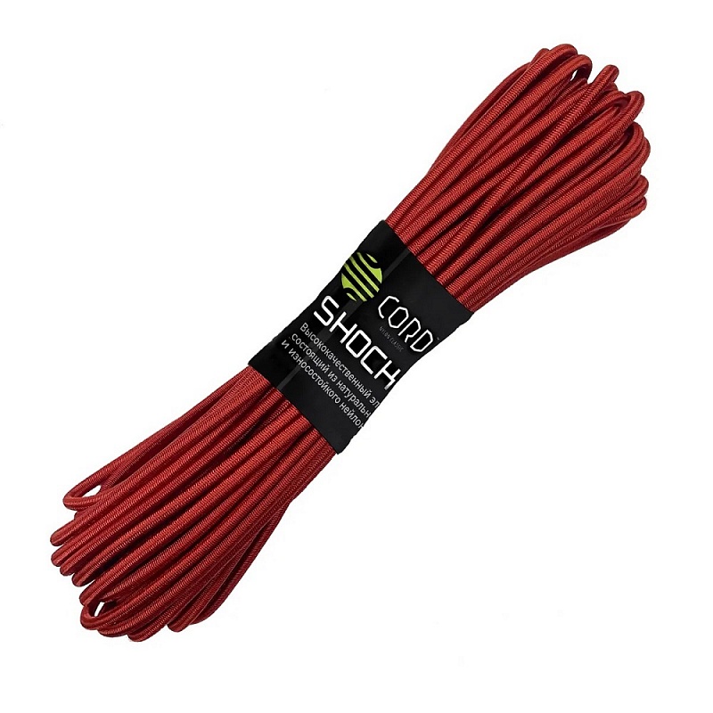 фото Elastic nylon shock cord 3mm 10m (red)