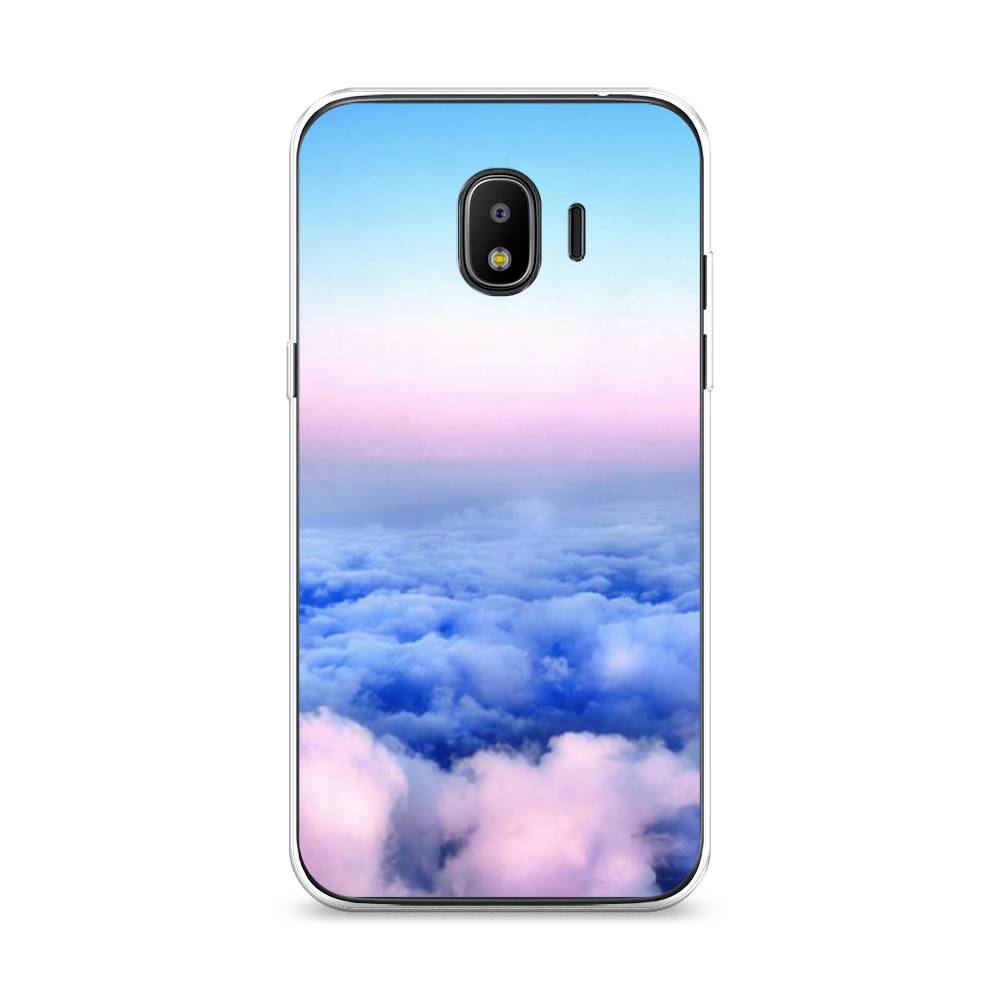 

Чехол Awog на Samsung Galaxy J2 2018 "Облака", Голубой;розовый, 25650-4