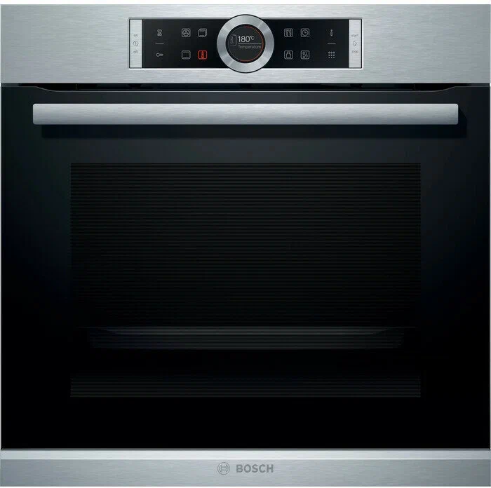 

Встраиваемый электрический духовой шкаф Bosch HBG675BS1 серебристый, HBG675BS1