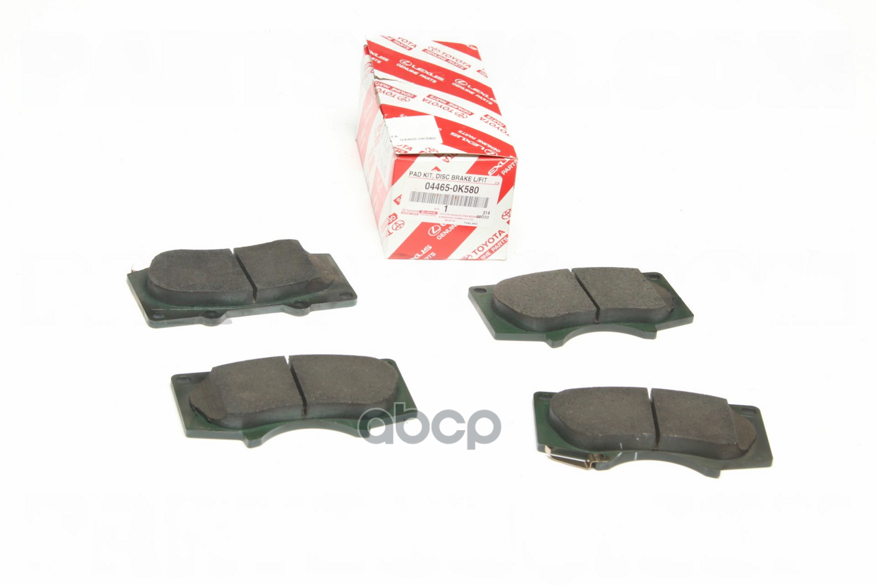 

Компелект тормозных колодок TOYOTA 044650K580