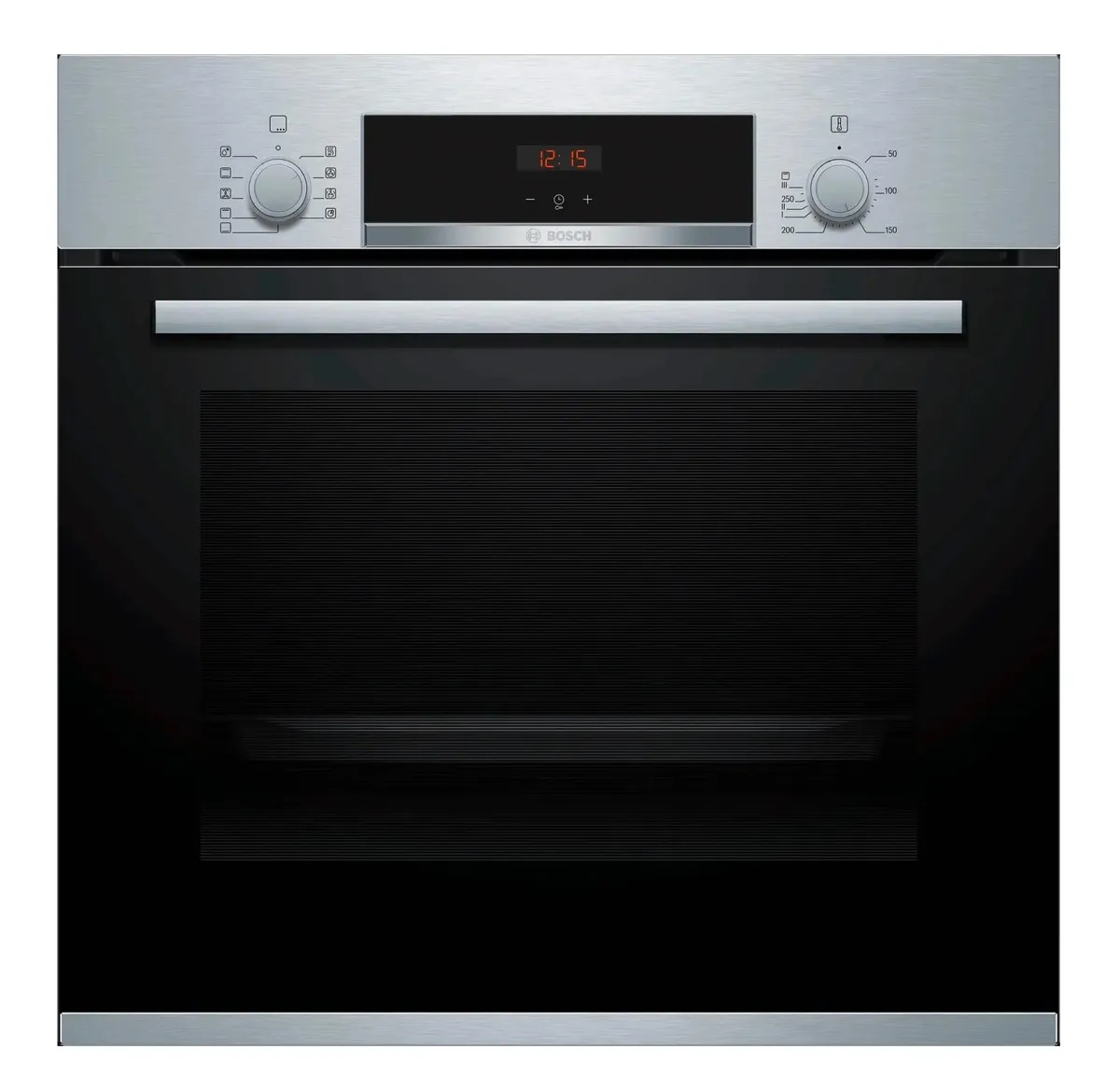 

Встраиваемый электрический духовой шкаф Bosch HBF 534ES0Q серебристый, черный, HBF 534ES0Q