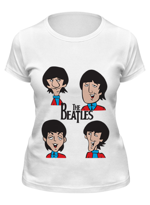 

Футболка женская Printio Битлз (the beatles) белая 2XL, Белый, Битлз (the beatles)