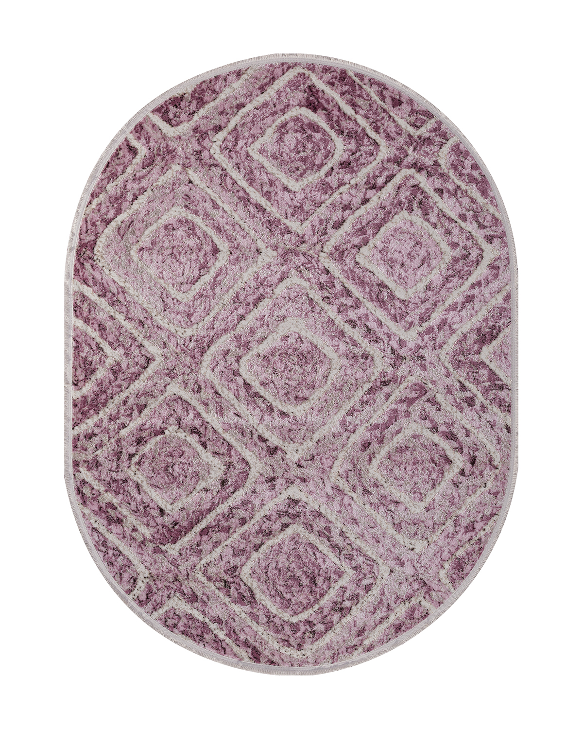 

Ковёр Merinos Morocco 80x140 овальный розовый/бежевый D856