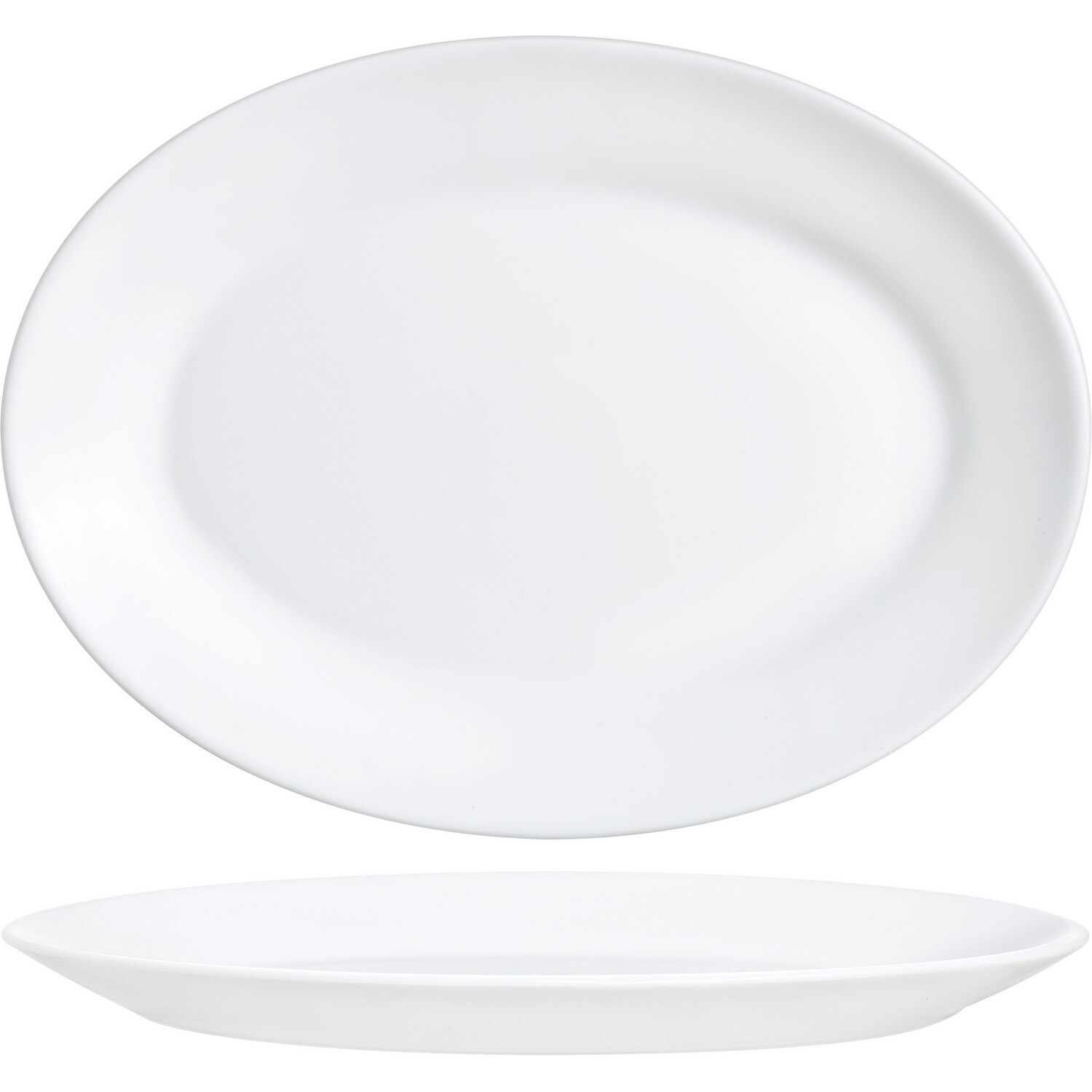 фото Блюдо arcoroc ресторан овальное 300х215х20мм стекло ,белый