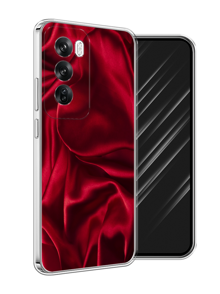 

Чехол Awog на Oppo Reno 12 "Текстура красный шелк", 2517450-1