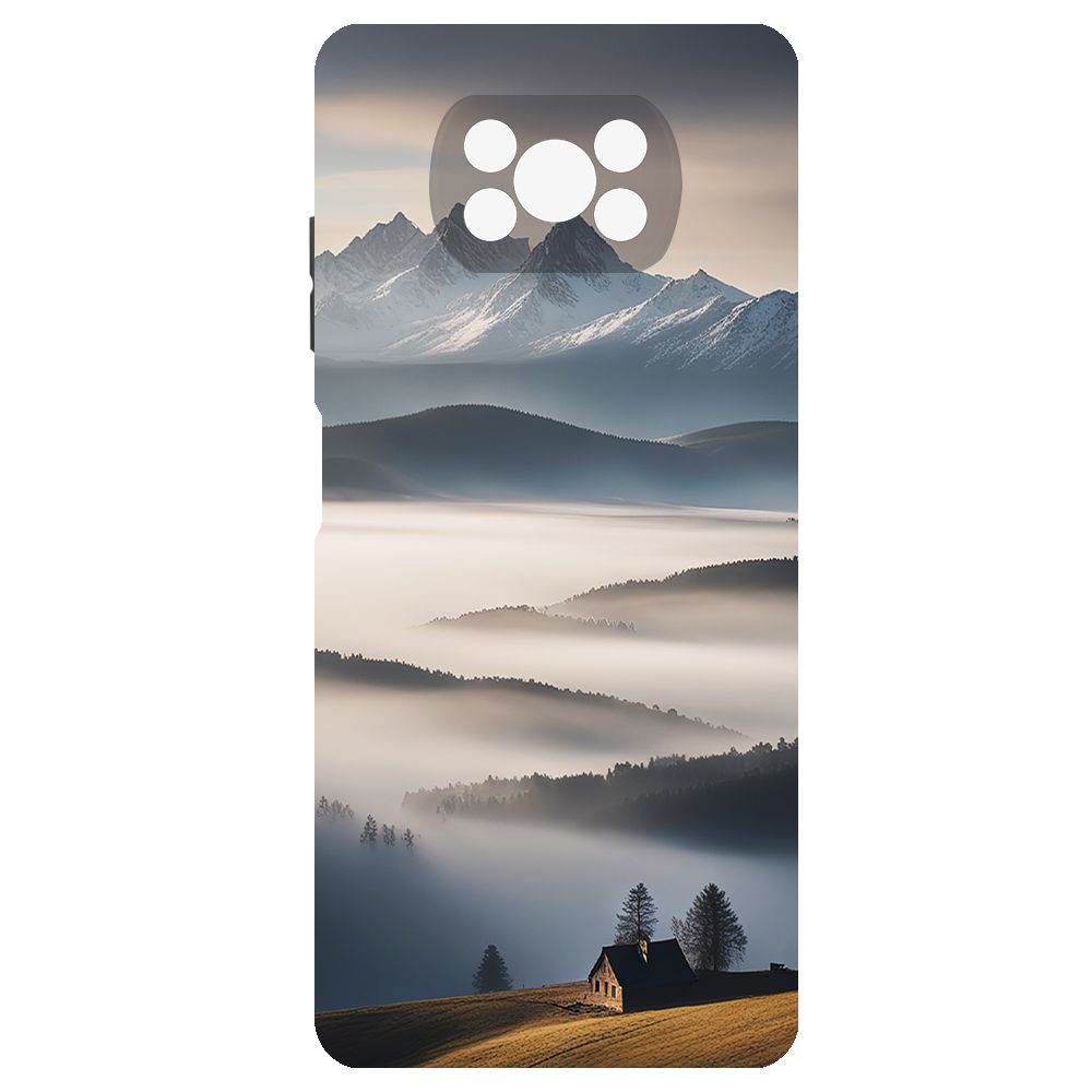 

Чехол-накладка Krutoff Soft Case Туман для Poco X3 Pro черный
