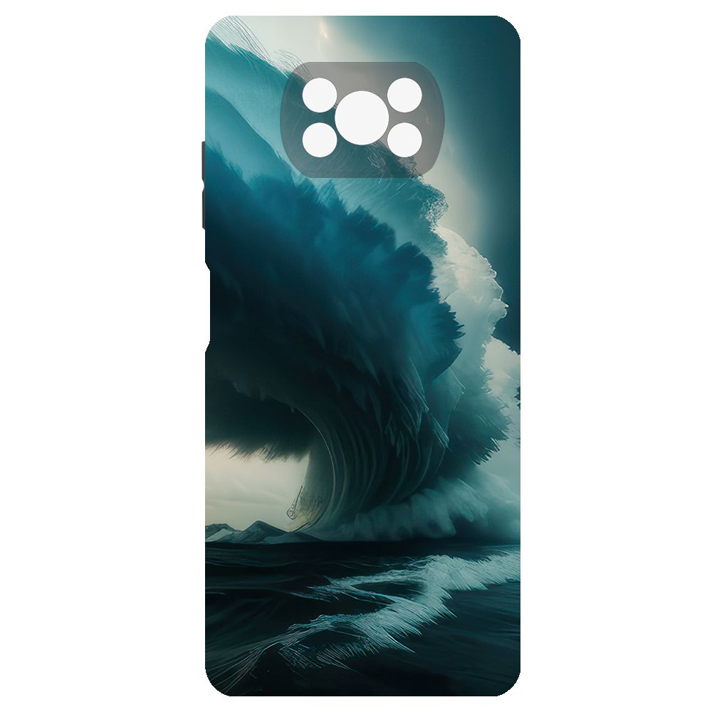 

Чехол-накладка Krutoff Soft Case Торнадо для Poco X3 Pro черный