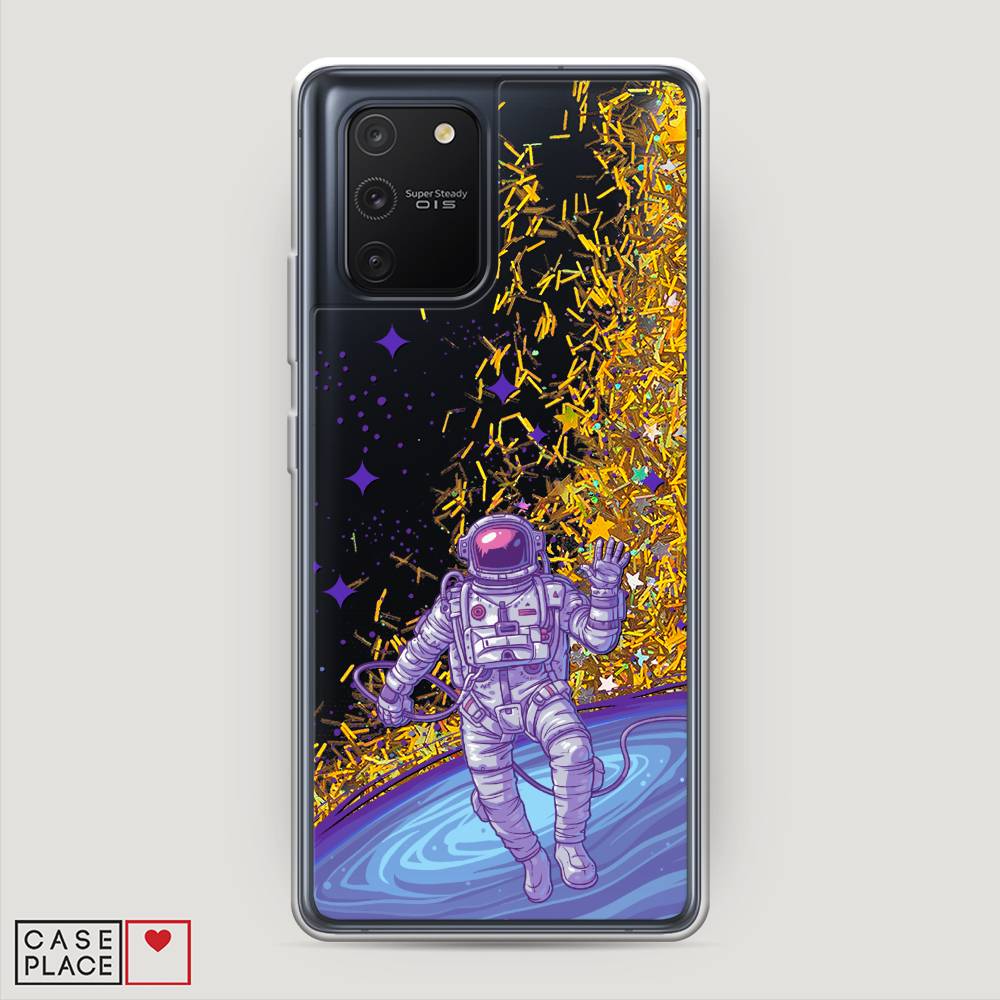 

Чехол Awog на Samsung Galaxy A91/S10 Lite "Космонавт в открытом космосе", Разноцветный, 29990-1