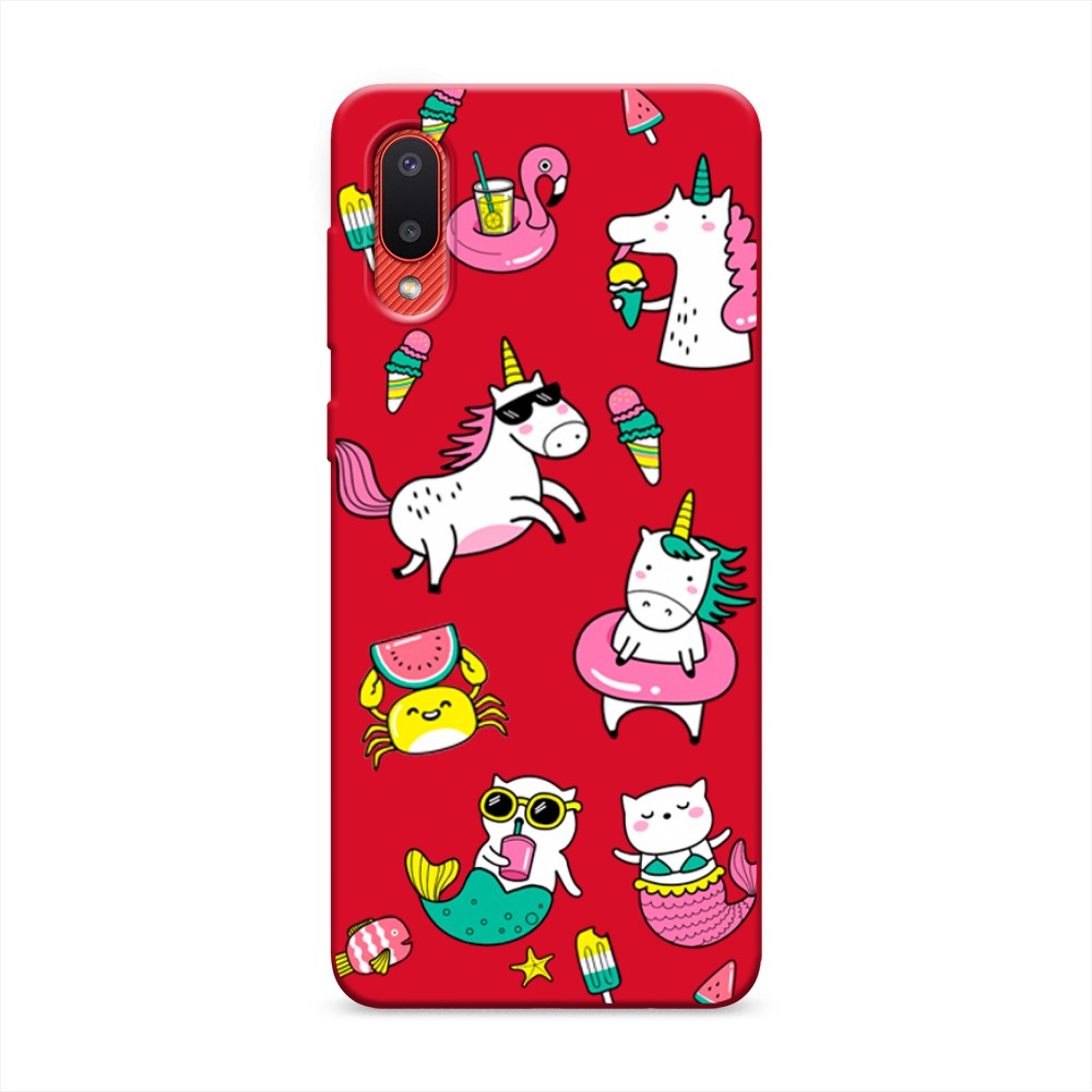 

Чехол Awog на Samsung Galaxy A02 / Самсунг A02 "На отдыхе", Разноцветный, 2102553-1
