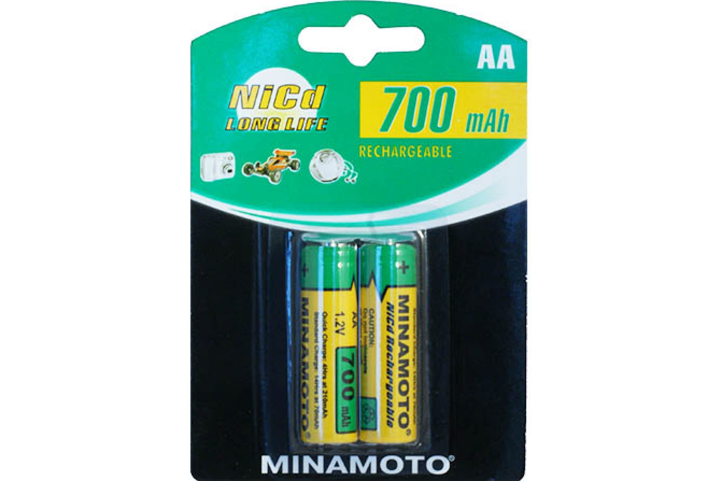 Minamoto аккумулятор AA 700mAh 2/Card 3701