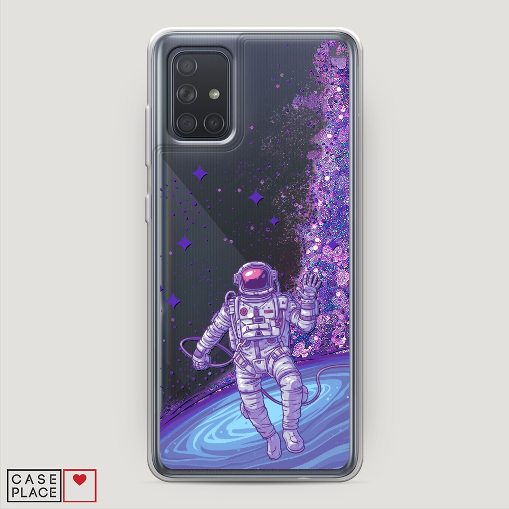 

Чехол Awog на Samsung Galaxy A71 4G "Космонавт в открытом космосе", Разноцветный, 29092-1