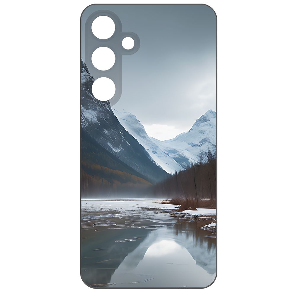 

Чехол-накладка Krutoff Soft Case Весенняя оттепель для Samsung Galaxy S24+ черный