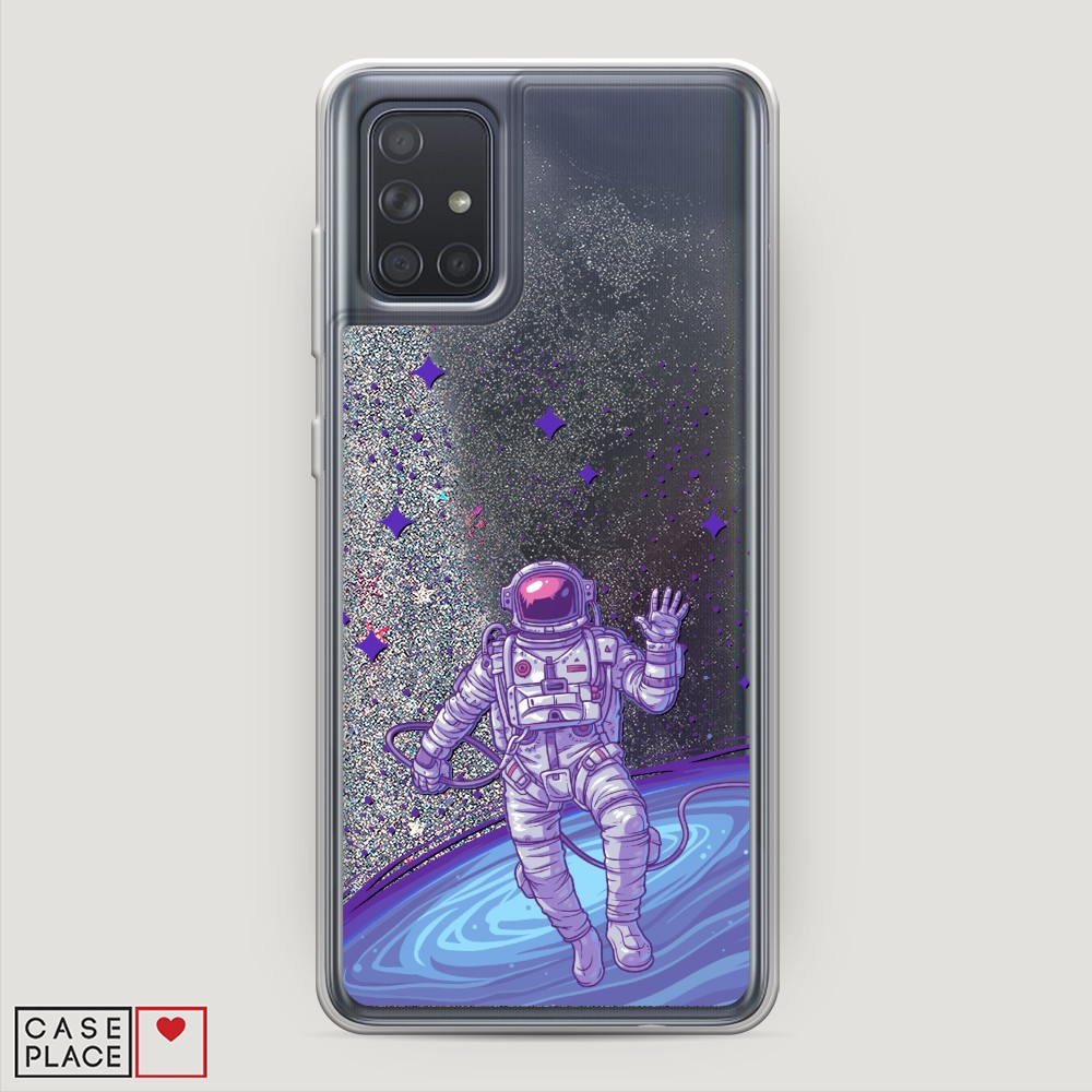

Чехол Awog на Samsung Galaxy A71 4G "Космонавт в открытом космосе", Разноцветный, 29091-1