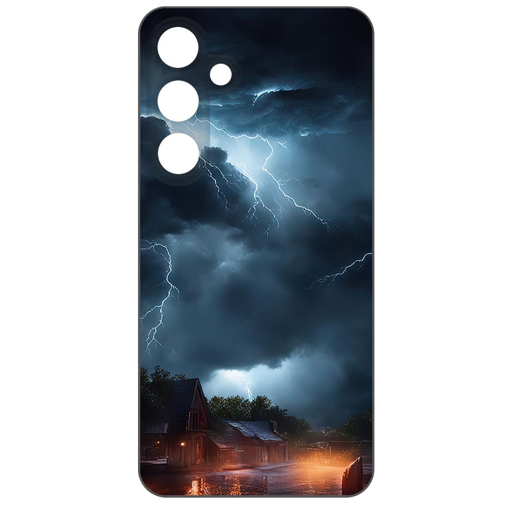 

Чехол-накладка Krutoff Soft Case Ночная гроза для Samsung Galaxy S24+ черный