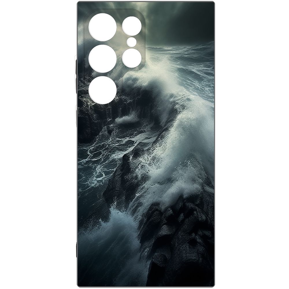 

Чехол-накладка Krutoff Soft Case Шторм для Samsung Galaxy S24 Ultra черный