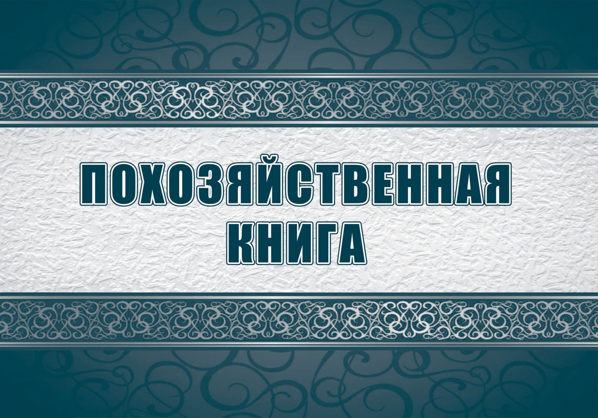 Похозяйственная книга Учитель КЖ-1809