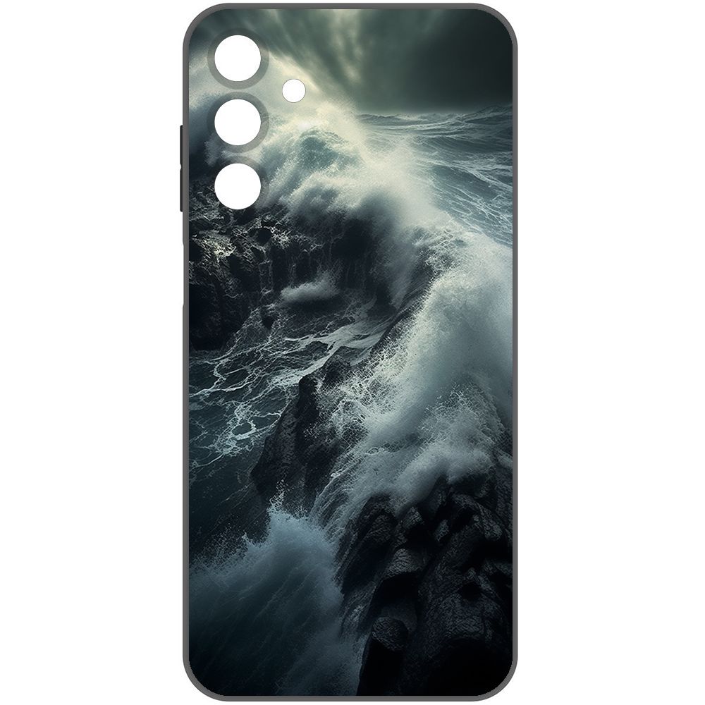 

Чехол-накладка Krutoff Soft Case Шторм для Samsung Galaxy A15 4G (A155) черный