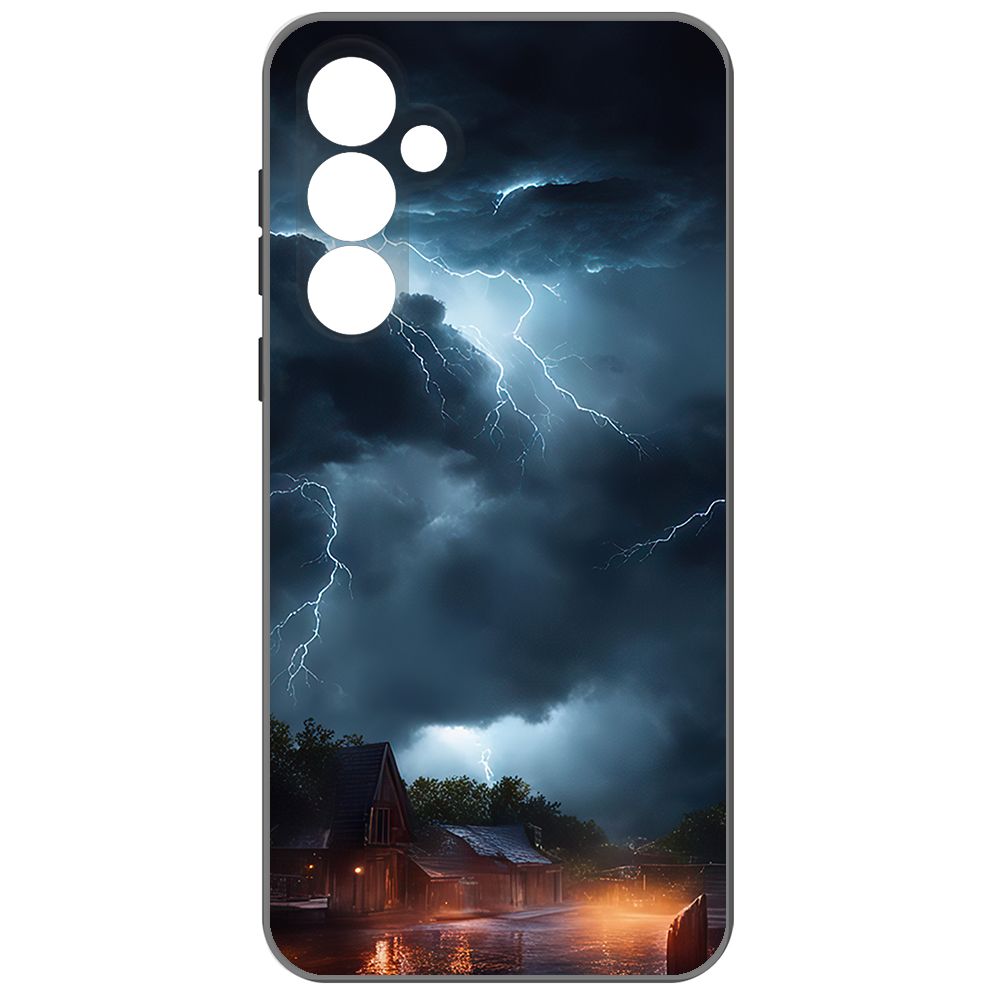 

Чехол-накладка Krutoff Soft Case Ночная гроза для Samsung Galaxy S23 FE черный