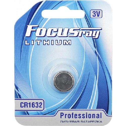 

Дисковая батарейка Professional FOCUSray CR1632 BL1