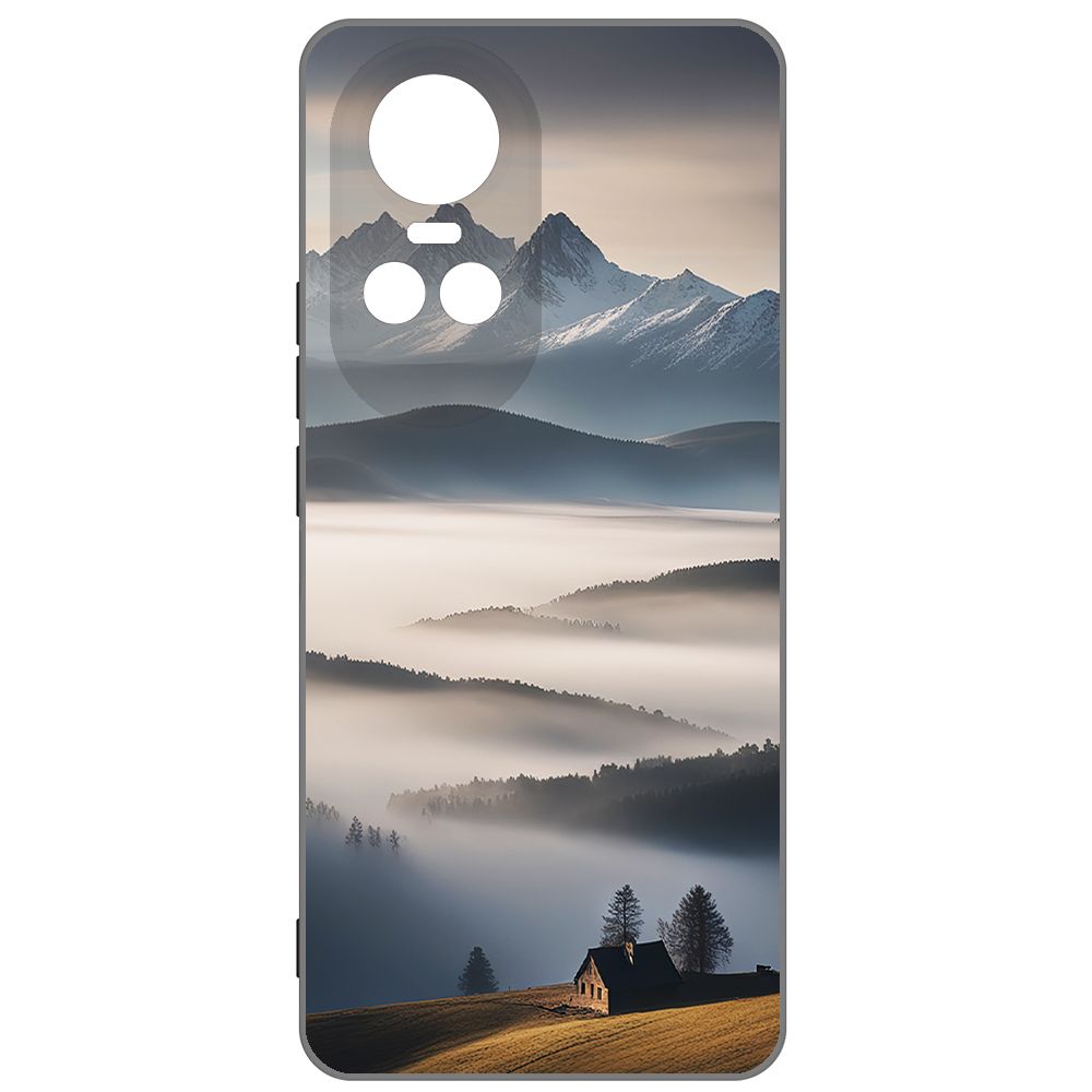 

Чехол-накладка Krutoff Soft Case Туман для Oppo Reno10 5G черный