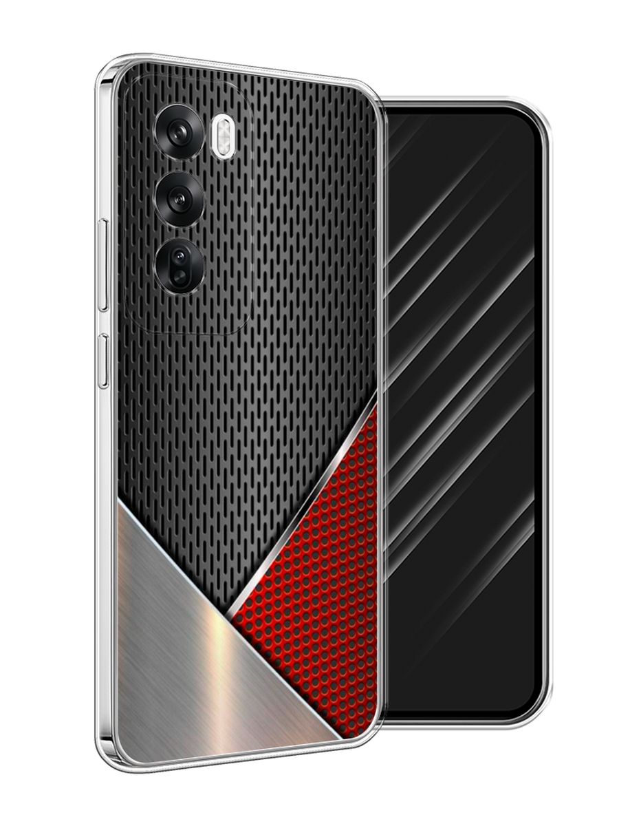 

Чехол Awog на Oppo Reno 12 "Стальной металл", Черный;красный;серебристый, 2517450-1