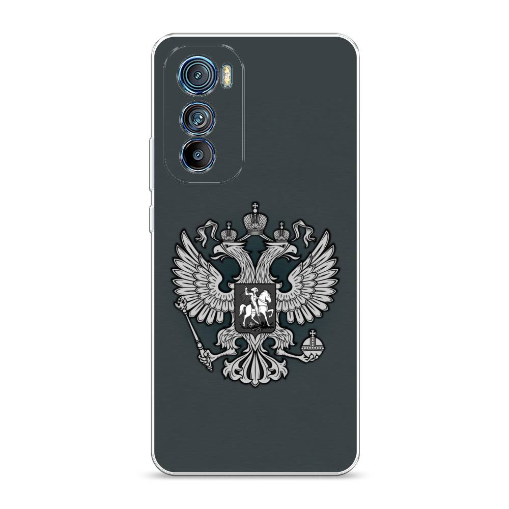 

Чехол силиконовый Awog "Герб России серый" для Motorola Edge 30