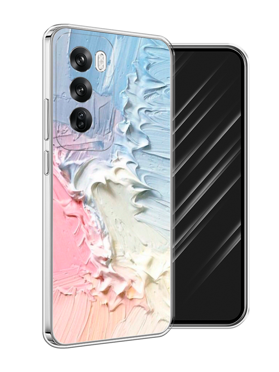 

Чехол Awog на Oppo Reno 12 "Фруктовое мороженное", Голубой;розовый;желтый, 2517450-1