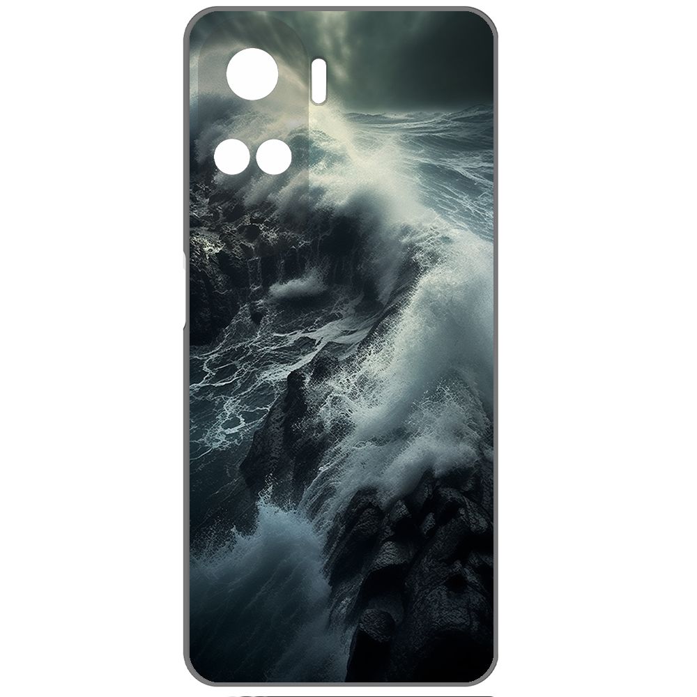 

Чехол-накладка Krutoff Soft Case Шторм для Honor X50i черный