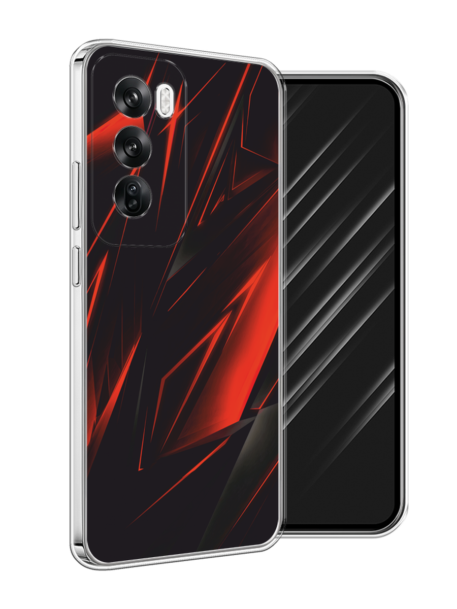 

Чехол Awog на Oppo Reno 12 "Игровой фон", Бордовый;красный;черный, 2517450-1