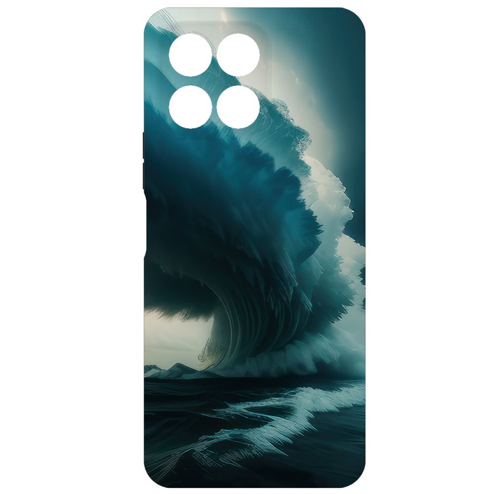 

Чехол-накладка Krutoff Soft Case Торнадо для Honor X6a черный