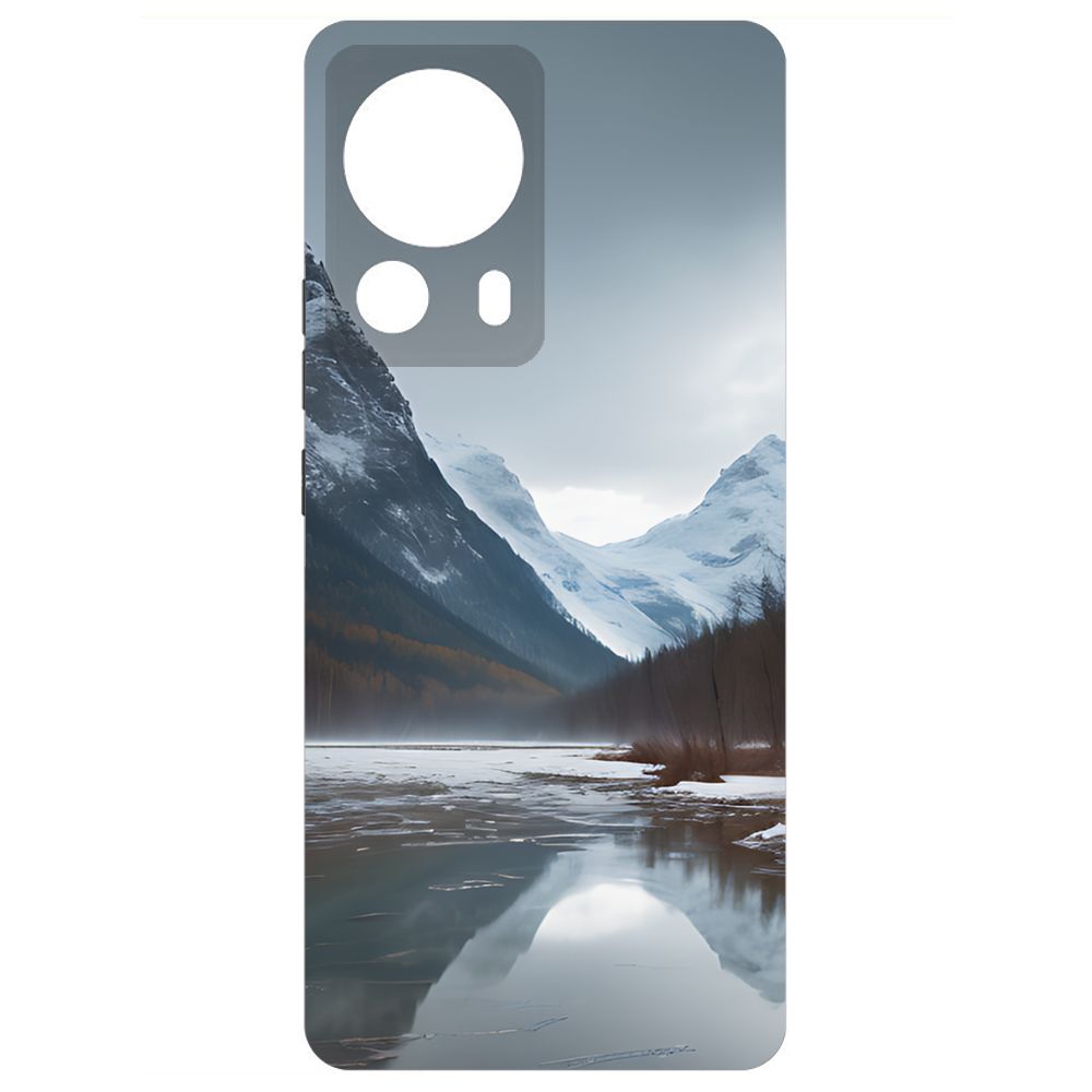 

Чехол-накладка Krutoff Soft Case Весенняя оттепель для Xiaomi 13 Lite черный