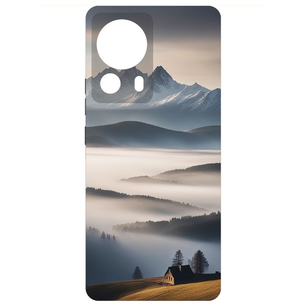 

Чехол-накладка Krutoff Soft Case Туман для Xiaomi 13 Lite черный