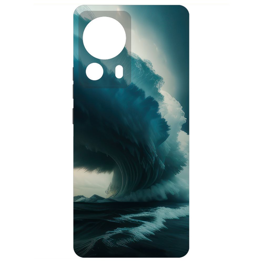 

Чехол-накладка Krutoff Soft Case Торнадо для Xiaomi 13 Lite черный